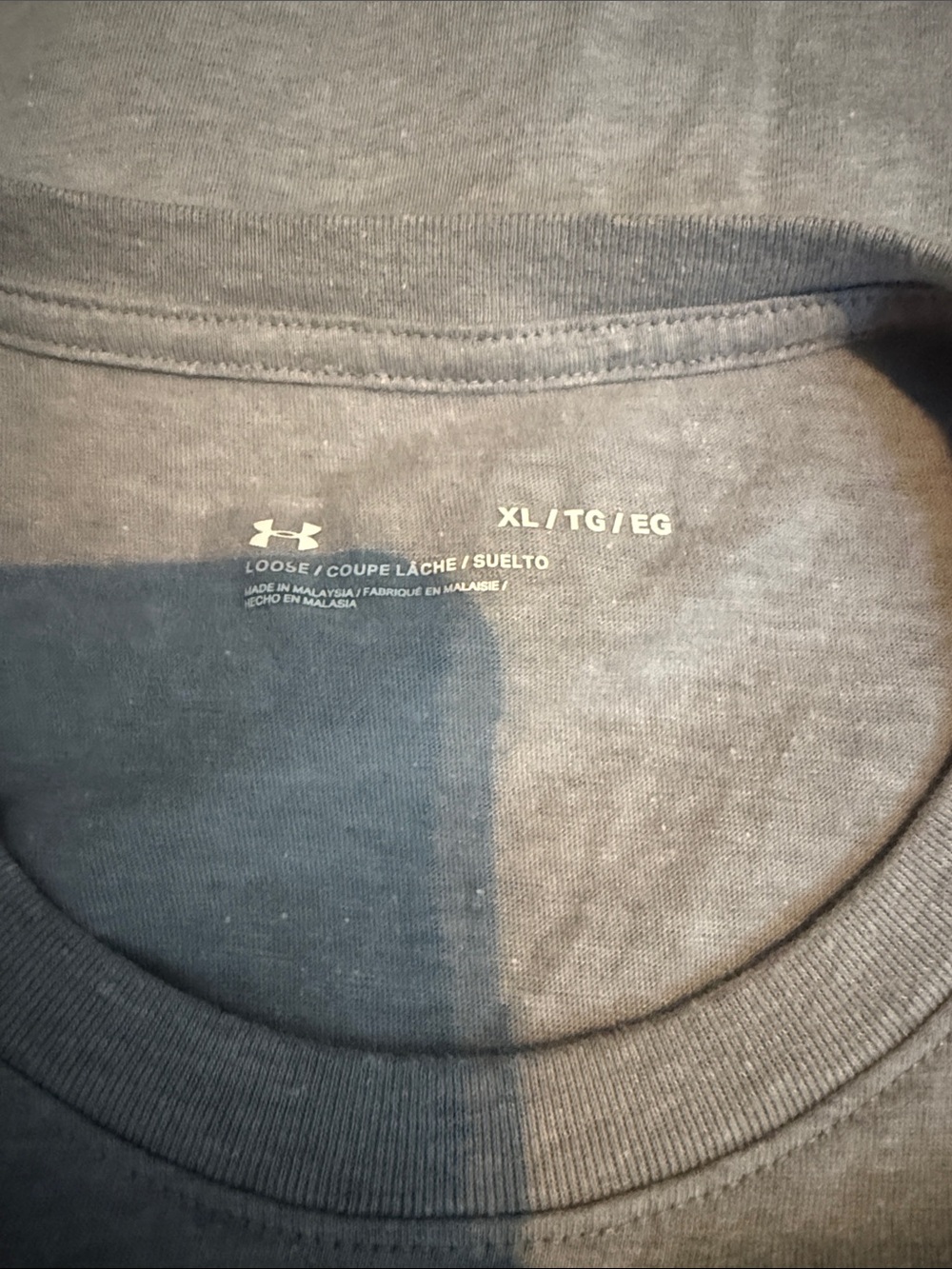 Under Armour Women's Light Gray Muscle Tee Tank - Picture 3 of 3